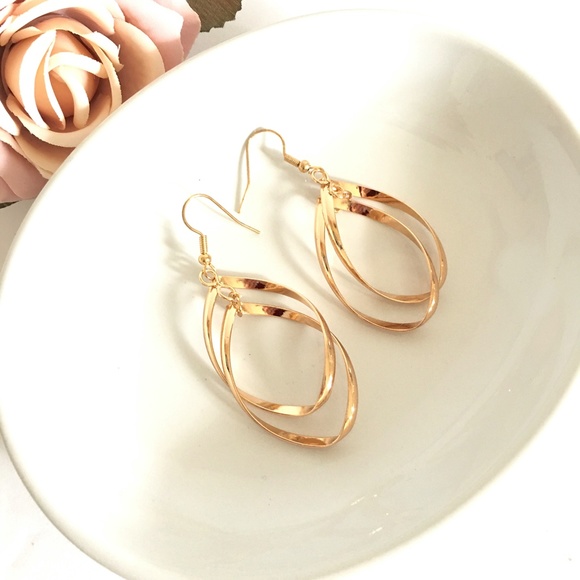 NWT Fashion Spiral Drop Dangle Earrings - Picture 3 of 4